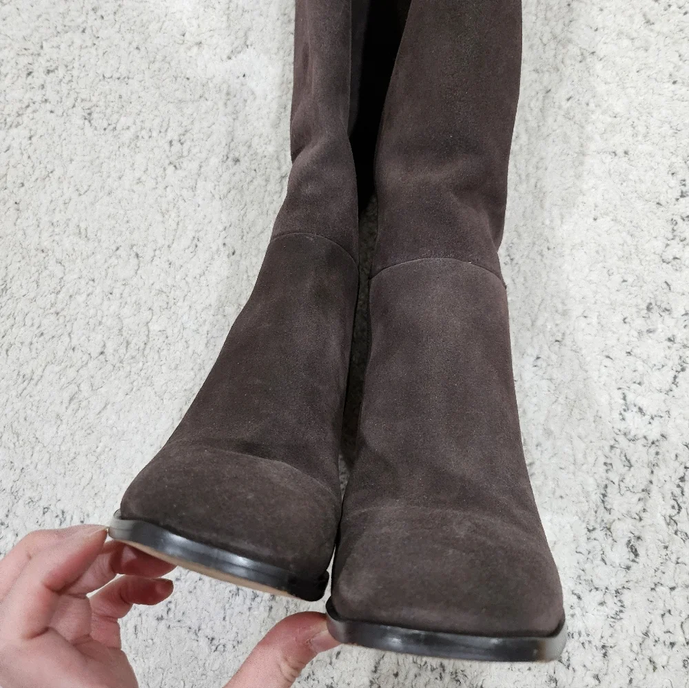 COACH Brown Suede Boots - Picture 6 of 9